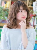 バレイヤージュ大人可愛いランダムパーマh3戸田公園20代30代40代