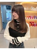 【高城】トレンドロングストレートレイヤー10代20代