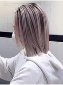 ミディアム顔周りレイヤー美髪ボブ_ba452511