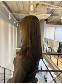 大人ガーリー大人美人透明感髪質改善ニュアンスくすみカラー