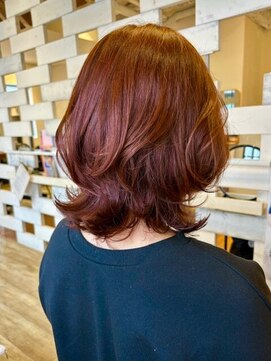 チルアウト 塚口本町店(chill out) ナチュラルウルフ×鮮やかカラー/30代/40代/50代