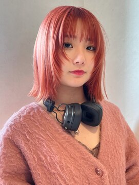 イルウィ(irwi) 【miku/ブリーチ】春夏カラー/ピンク/オレンジ/レイヤーボブ