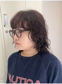 【トレンド感◎】ニュアンスパーマ×ウルフ