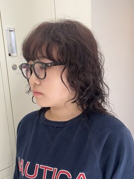 ソソ(soso.) 【トレンド感◎】ニュアンスパーマ×ウルフ