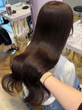 ロンド フィーユ(Lond fille) くびれヘア/顔周り/韓国/ボブ/レイヤーカット/前髪/カラー/銀座