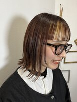 トップヘアー 本店(TOP HAIR) インナーカラーボブ