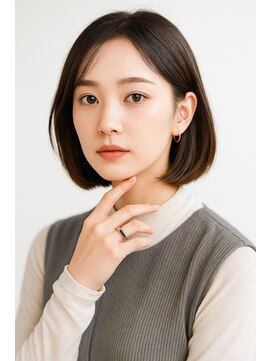 ラレイ ハラジュク(Lalei harajuku) 原宿ボブ大人ボブグレージュレイヤーボブショートボブくびれボブ