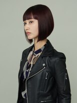 ピークアブー 原宿ハラカド(PEEK-A-BOO) くせ毛多毛ボブショート前下がりモードワイドバングかっこいい