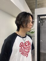 クロムトウキョウ ザ バーバー ネオン 新宿店(CHROM TOKYO the Barber ne/on)&nbsp;ミディアムカット