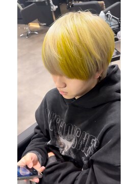 ユーザ(YUZA) シルバーブロンド×イエロ