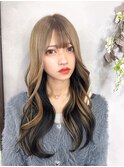 インナーブラックカラー 逆インナーカラー