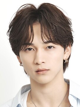 レタッチバイフィフス(RETOUCH by fifth) 原宿フェザーパーマ毛流れセンターパート大人色気ビジネスヘア