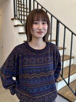 ペイジヘアー(paige hair)&nbsp;レイヤーボブ／透明感カラー