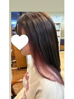 シャルムヘアー(charme hair)&nbsp;イヤリングカラー☆ペールピンク