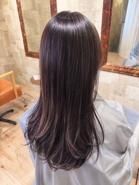 ヘアサロン アプリ(hair salon APPLI) 韓国風レイヤーロング