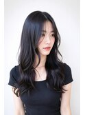 韓国風艶髪ロング×暗髪カラー