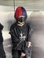 ニューワン バイ ネイバー 立川(Newone by neighbor)&nbsp;デザインカラーウルフカット