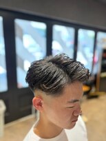 trriger men’s shop/トリガー/十三/メンズ/パーマ/フェード【10/3 OPEN（予定）】 &nbsp;ナチュラルフェード×アップバング
