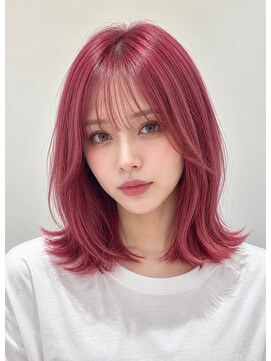 アズールサン 草加西口店(azule-sun) 20代,30代女性,トリプルカラー,ペールピンク,ピンク【草加】