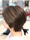 ナチュラルショートボブ