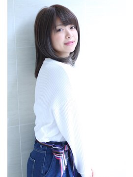 オーロ 西大寺店(ORO) グレージュワンカールのワイドバングくびれミディ