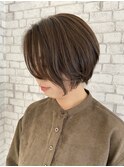 前下がりショートボブ