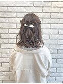 可愛さ倍増♪♪ロープ編みハーフアップアレンジ！