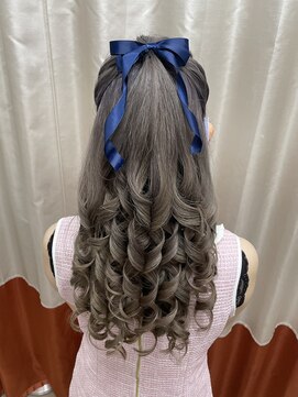 ビューティック ハラジュク(Hair&Make Beautique Harajuku) くるくるハーフアップ