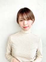 アイティーバイアルバム 藤沢店(IT by ALBUM) 耳掛けショート_テラコッタくすみブルーミニウルフ_8410