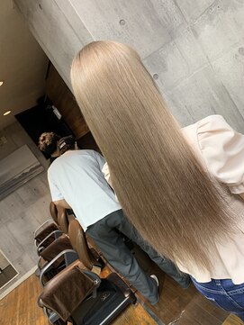 ラフ 難波店(LAFF) #黒髪#ボブルフ#ネビージュ#小顔#ワンレン