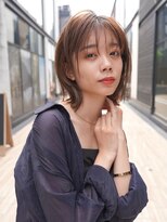 ニコ トウキョウ(nico TOKYO) ミディアムレイヤーカットボブウルフ10代20代インナーカラー