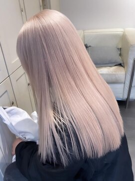 ベレーザ 渋谷(BELEZA) 2618外国人風カラー金髪ボブブロンドヘア栗色ミルクチョコレート