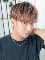 モッズヘアメン 札幌月寒店(mod's hair men)&nbsp;無造作に決めるハイトーンカラー/ツーブロックマッシュb札幌月寒