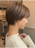 ハイライトカラー/ボブ/ショート/大人女性/30代/40代/50代