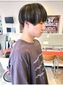 《RIP SOUL》ハイライトカラー グレー マッシュショート