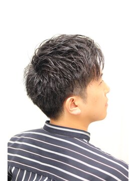 ヘアーアンドグルーミング ヨシザワインク(HAIR&GROOMING YOSHIZAWA Inc.) メンズビジネスアップバング/ソフトツーブロック/爽やか