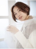 20代30代40代『大人可愛いセンターパートボブ』Ash大泉学園店