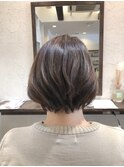 前髪なし大人ショートボブ/30代40代50代/SIGNサイン/イルミナ
