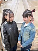 【コーンロウアレンジ】