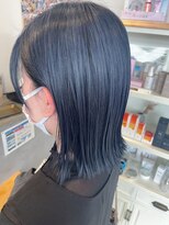 ヘアーワークス ボナ(HAIR WORKS bona.)&nbsp;うる艶ミディアム外ハネボブ 髪質改善トリートメント