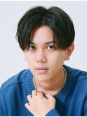 センターパートニュアンスパーマ韓国カルマパーマコンマヘア