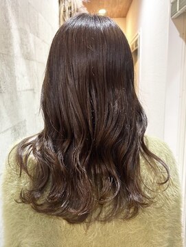 ミルヘアデザイン(mil hair design) ミルクティーベージュダブルカラーインナーカラーハイライト