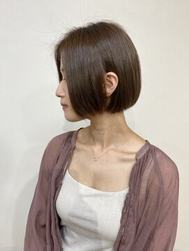 モリオ フロム ロンドン 成増店 【morio成増/一戸】大人かわいい切りっぱなしボブ