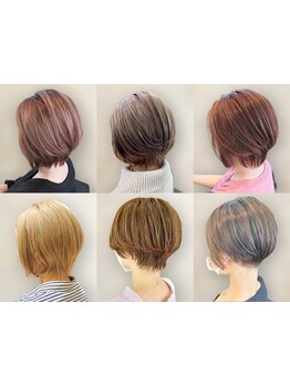 バリエーション豊富なカラーで、透け感＆立体感が可愛いトレンドstyleへ★あなただけの色味を提案!