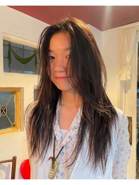 チクロ(ticro) 【チクロ】レイヤーカット　ロングヘア　シャギー