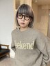 【門脇指名限定】ブリーチ＋イルミナカラー＋顔周りカット/心斎橋なんば