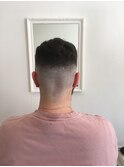 メンズカット刈り上げマッシュショートツーブロスキンフェード