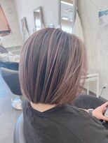 ヘアーメイク フィール ルア(FEEL Lua)&nbsp;ボブ×ピンクハイライト