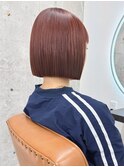 ボブ美髪外ハネボブイメチェンホワイトブロンド