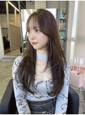 韓国レイヤー/顔周りカット/レイヤー#浜松駅#カラー#ブリーチ